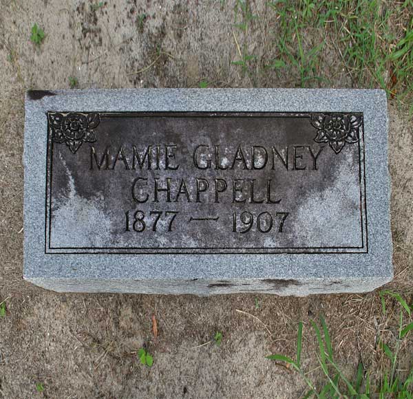 Mamie Gladney Chappell Gravestone Photo