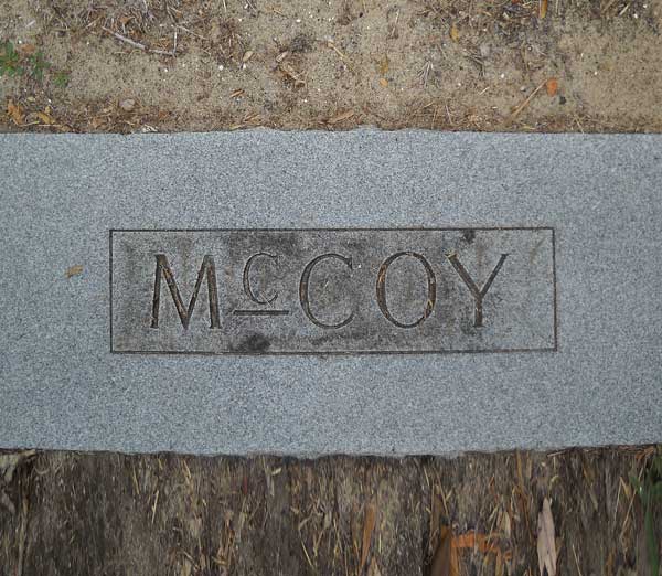  McCoy family Gravestone Photo