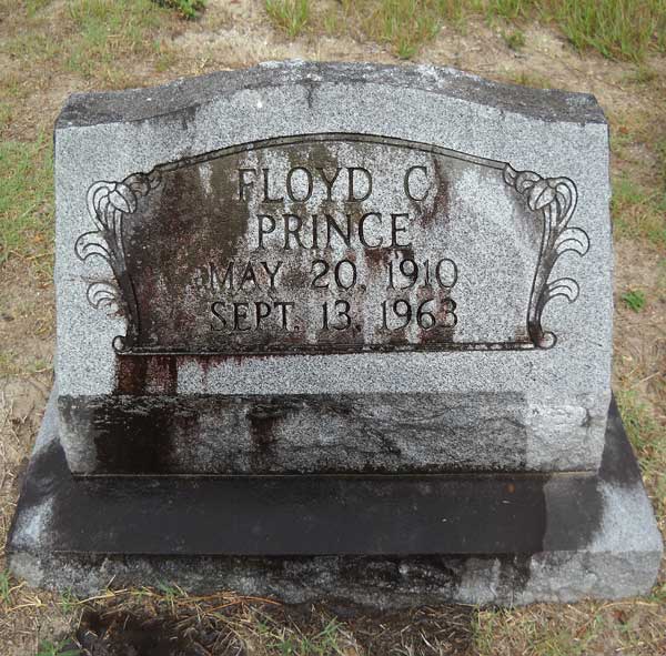 Floyd C. Prince Gravestone Photo