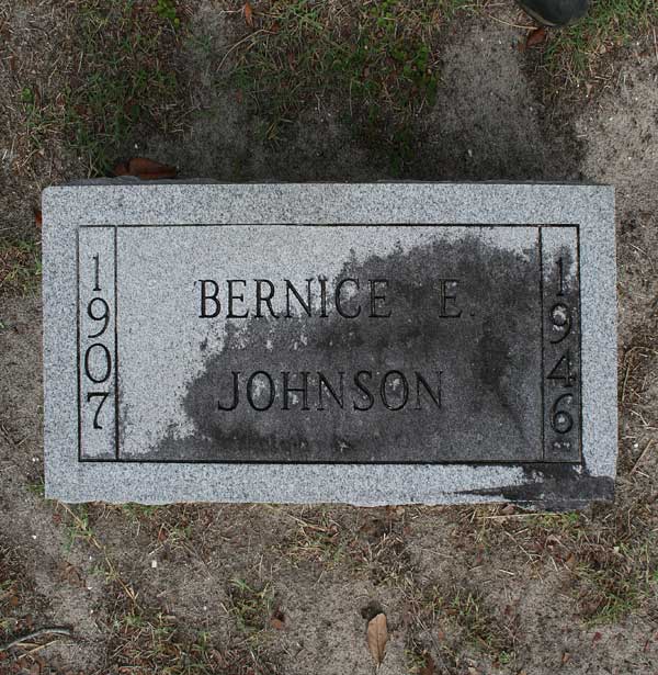 Bernice E. Johnson Gravestone Photo
