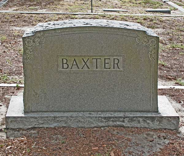  Baxter family Gravestone Photo