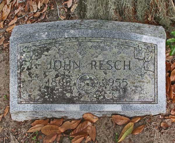 John Resch Gravestone Photo