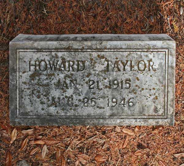 Howard L. Taylor Gravestone Photo