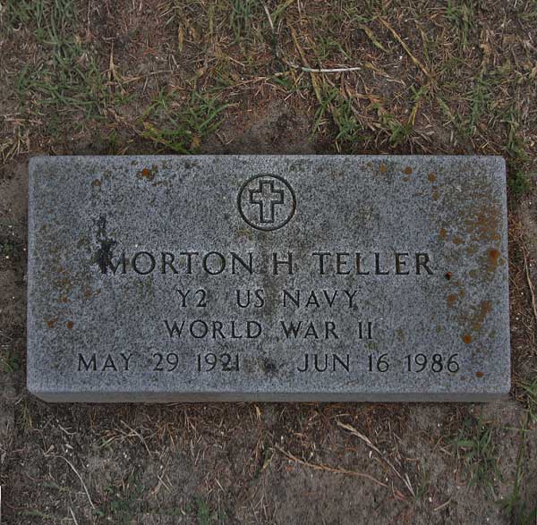 Morton H. Teller Gravestone Photo