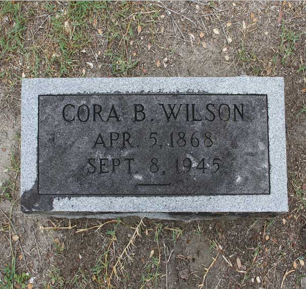 Cora B. Wilson Gravestone Photo
