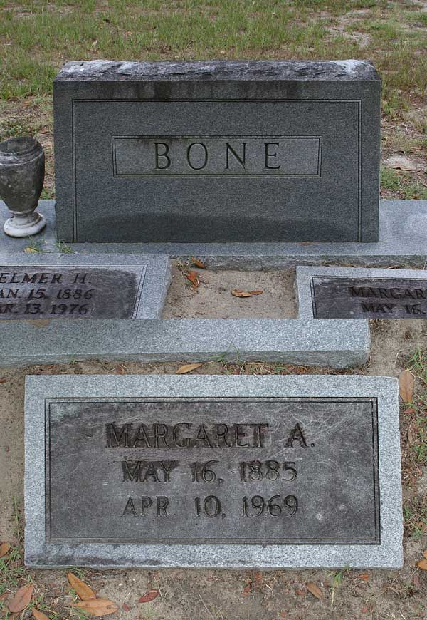 Margaret A. Bone Gravestone Photo