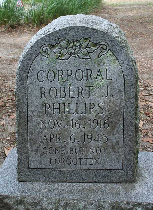Robert J. Phillips Gravestone Photo