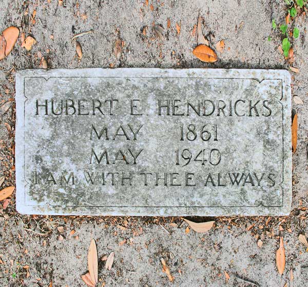 Hubert E. Hendricks Gravestone Photo
