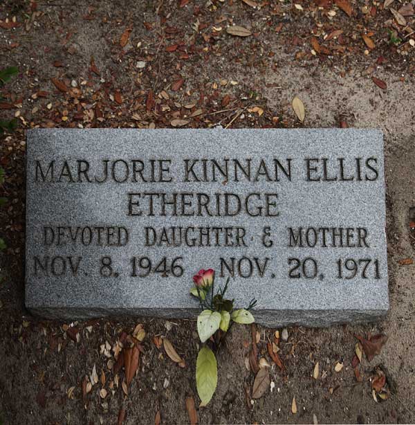 Marjorie Kinnan Ellis Etheridge Gravestone Photo