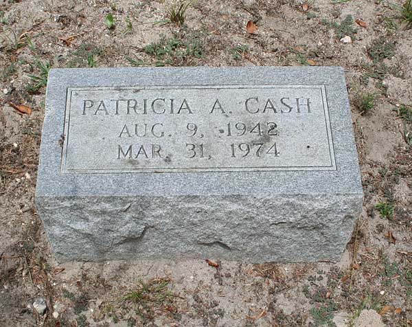 Patricia A. Cash Gravestone Photo