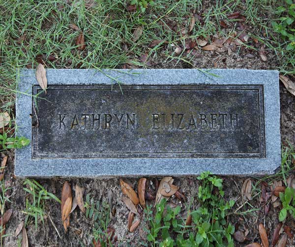 Kathryn Elizabeth Unknown Gravestone Photo