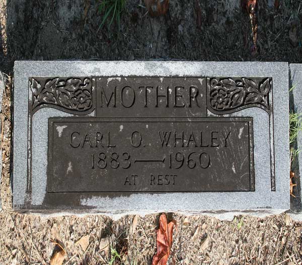 Carl O. Whaley Gravestone Photo