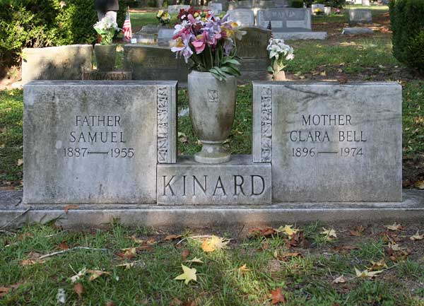 Samuel & Clara Bell Kinard Gravestone Photo