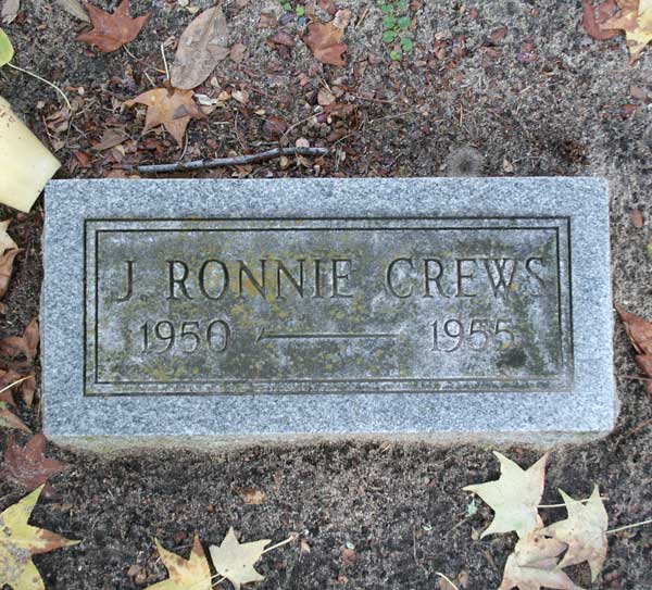J. Ronnie Crews Gravestone Photo