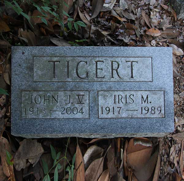 John J. & Iris M. Tigert Gravestone Photo