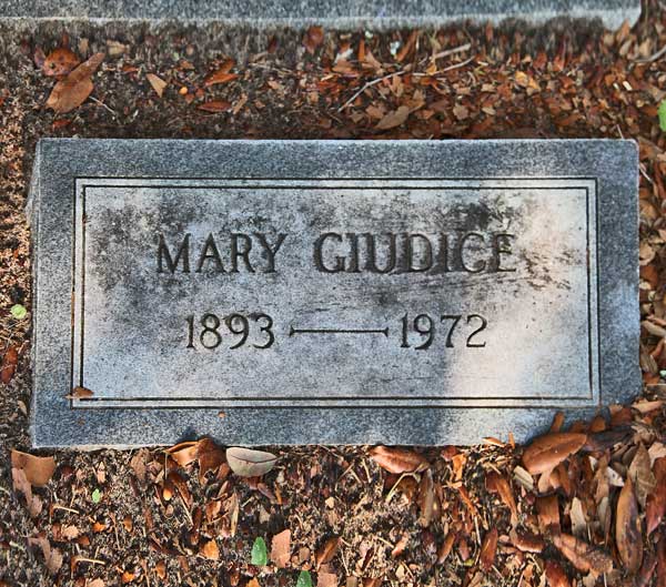 Mary Giudice Gravestone Photo