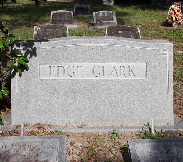  Edge-Clark family Gravestone Photo
