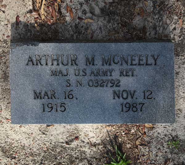 Arthur M. McNeely Gravestone Photo