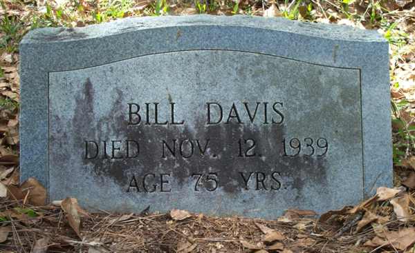 Bill Davis Gravestone Photo