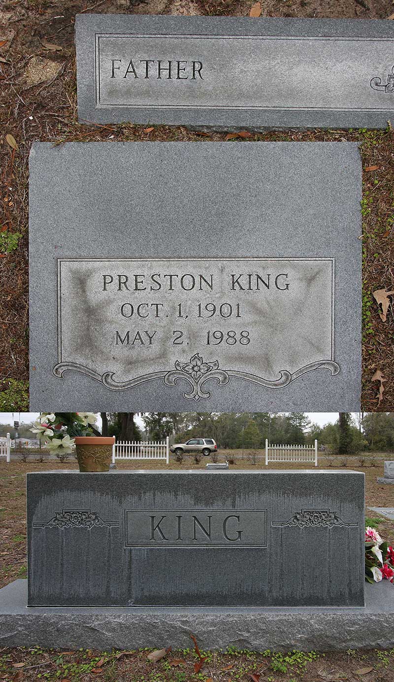 Preston King Gravestone Photo