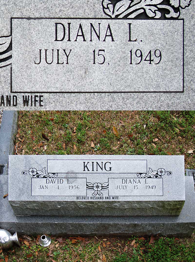 Diana L. King Gravestone Photo