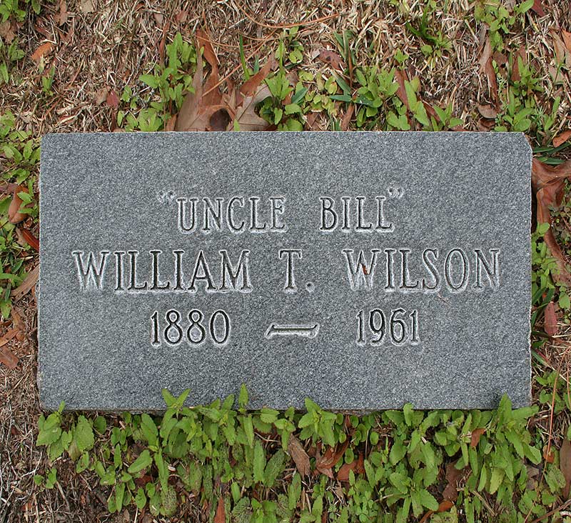 William T. Wilson Gravestone Photo