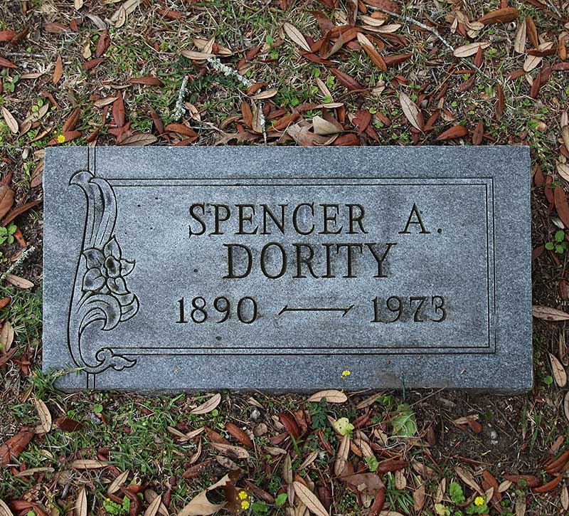 Spencer A. Dority Gravestone Photo