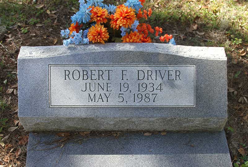 Robert F. Driver Gravestone Photo