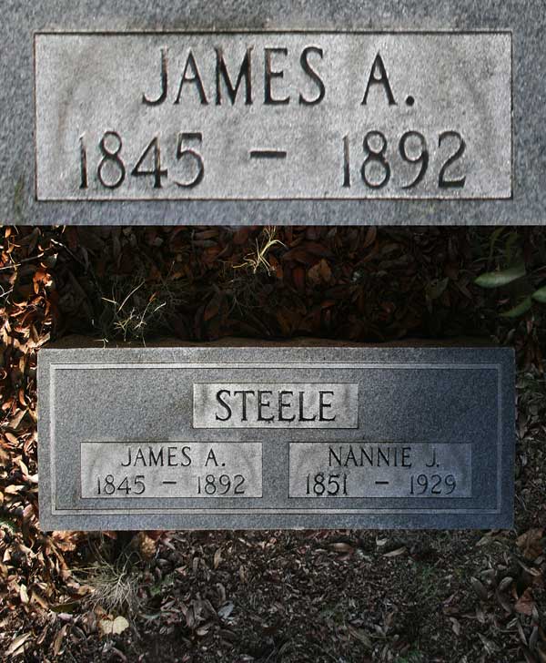 James A. Steele Gravestone Photo