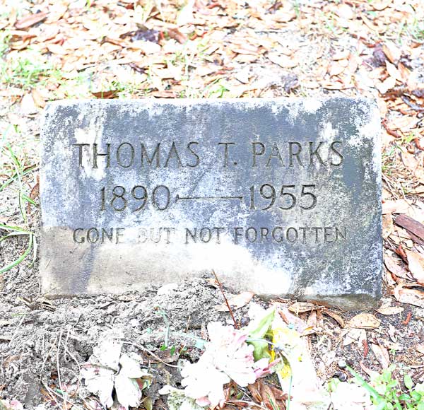 Thomas T. Parks Gravestone Photo