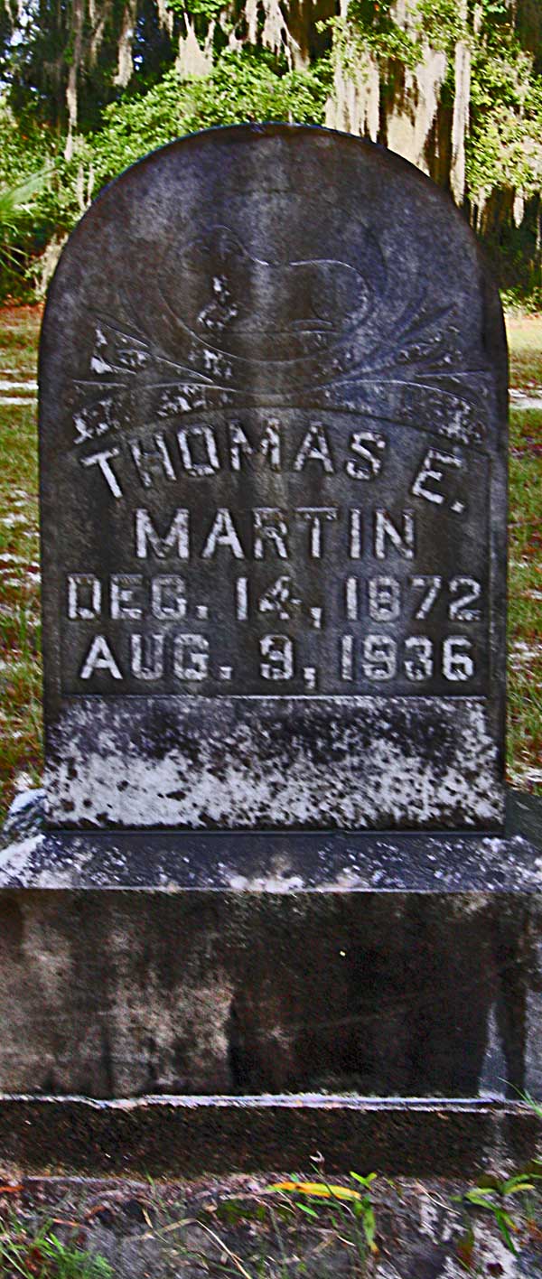 Thomas E. Martin Gravestone Photo