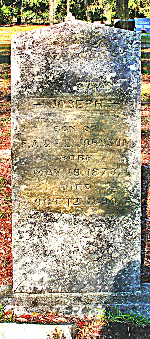 Joseph Johnson Gravestone Photo