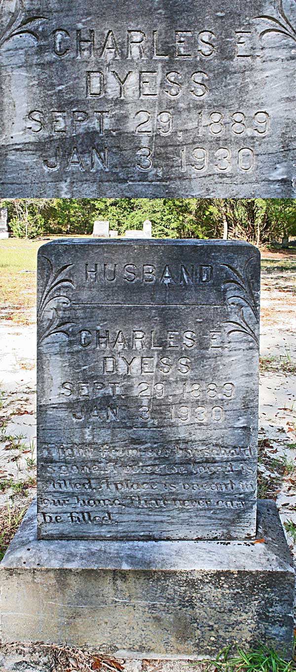 Charles E. Dyess Gravestone Photo