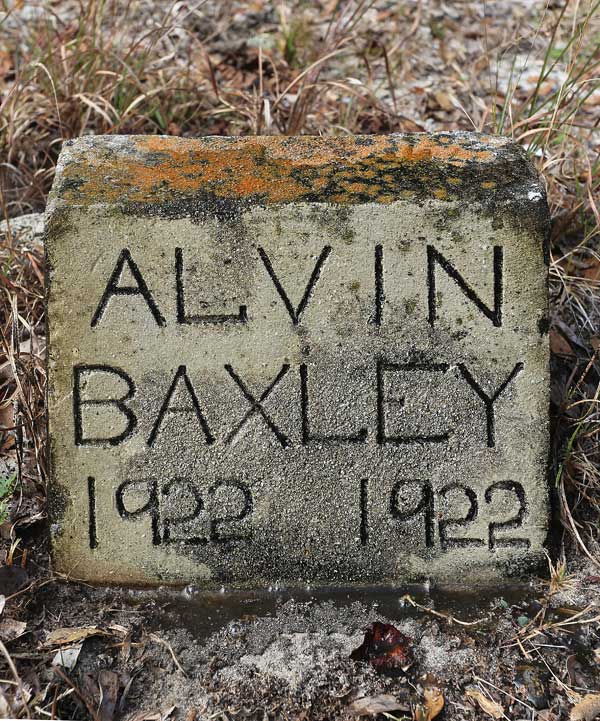 Alvin Baxley Gravestone Photo