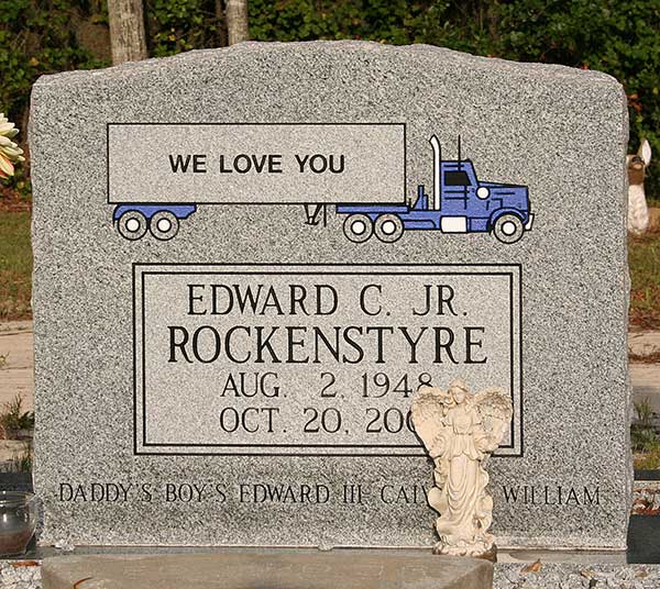 Edward C. Rockenstyre Gravestone Photo