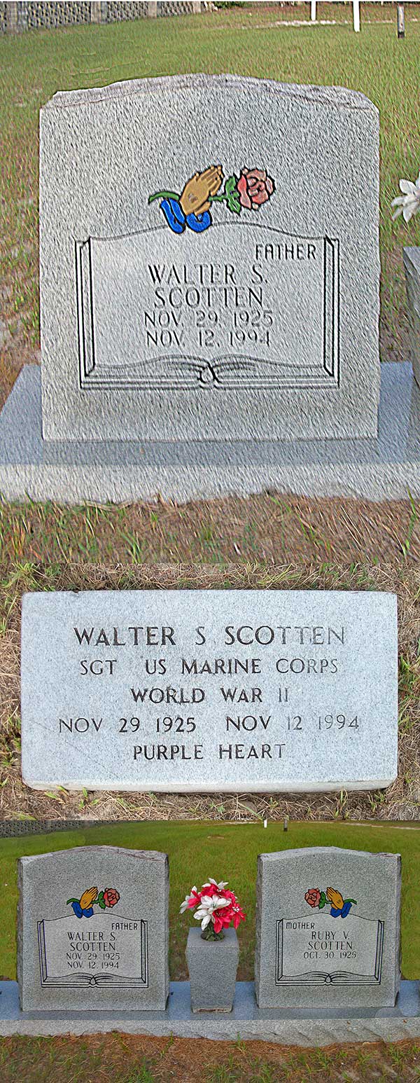 Walter S. Scotten Gravestone Photo