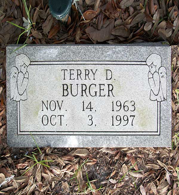 Terry D. Burger Gravestone Photo