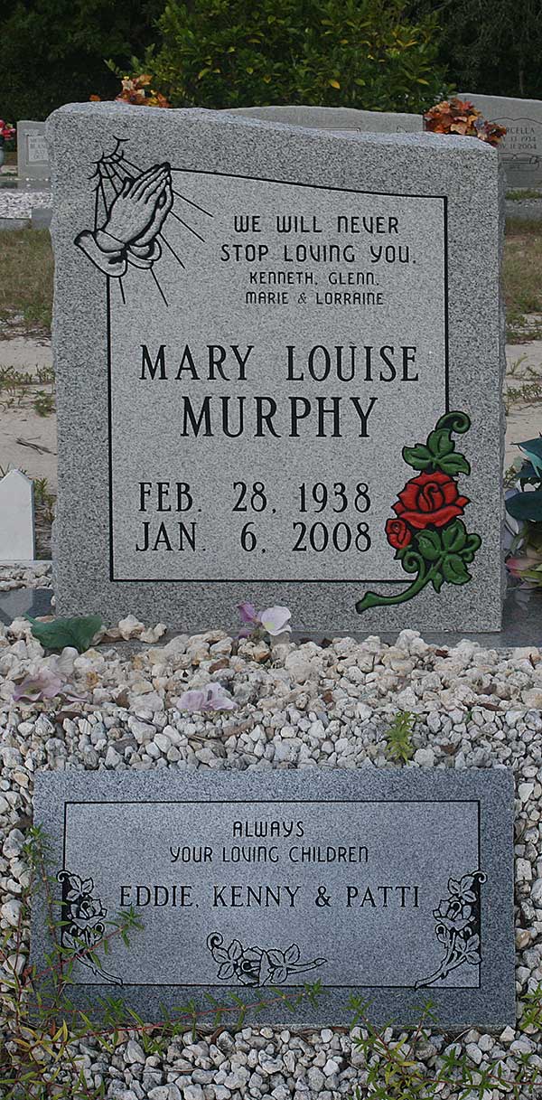 Mary Louise Murphy Gravestone Photo