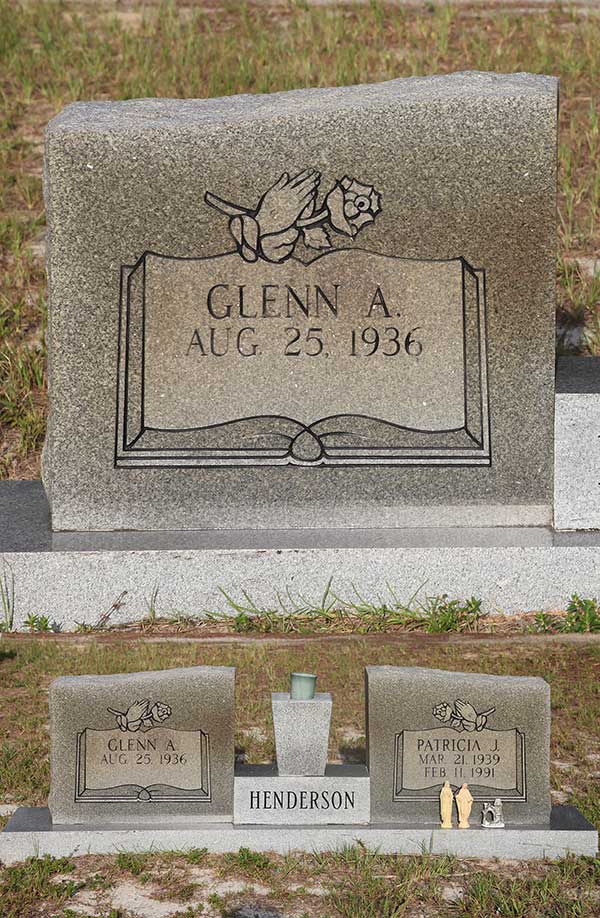 Glenn A. Henderson Gravestone Photo