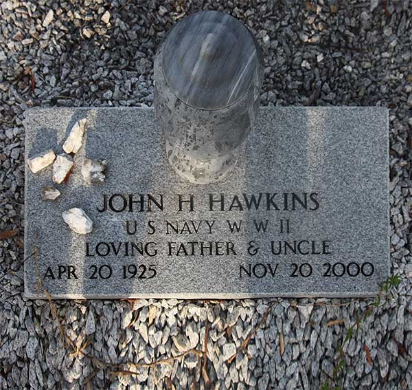 John H. Hawkins Gravestone Photo