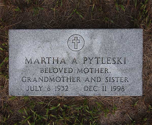 Martha A. Pytleski Gravestone Photo