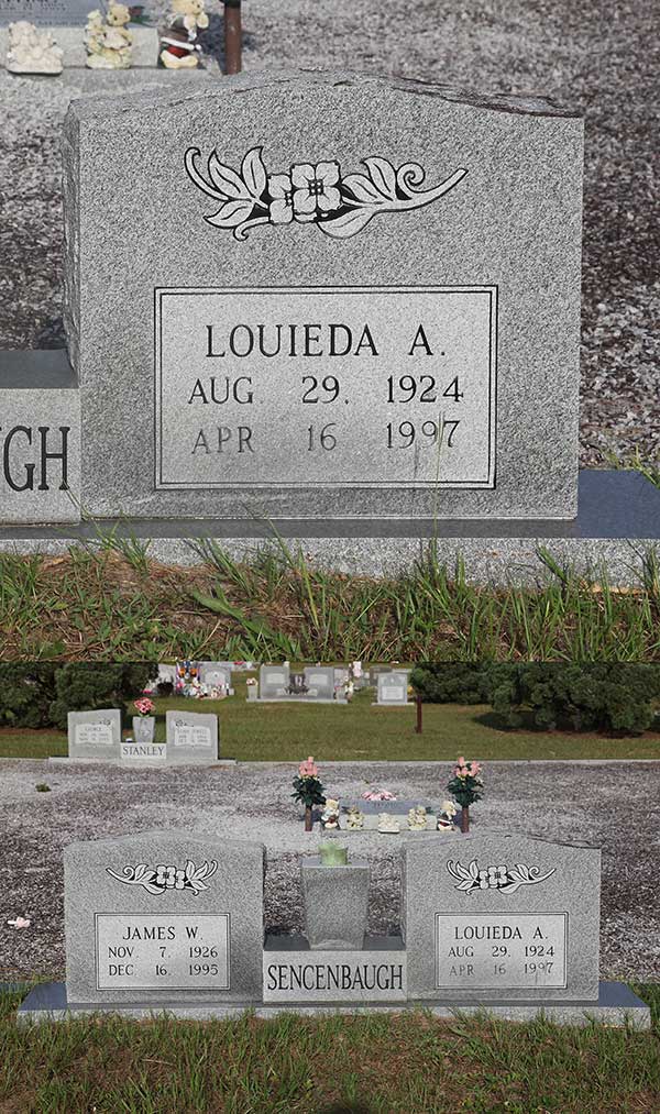 Louieda A. Sencenbaugh Gravestone Photo