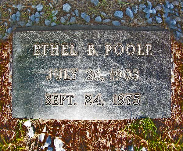 Ethel B. Poole Gravestone Photo