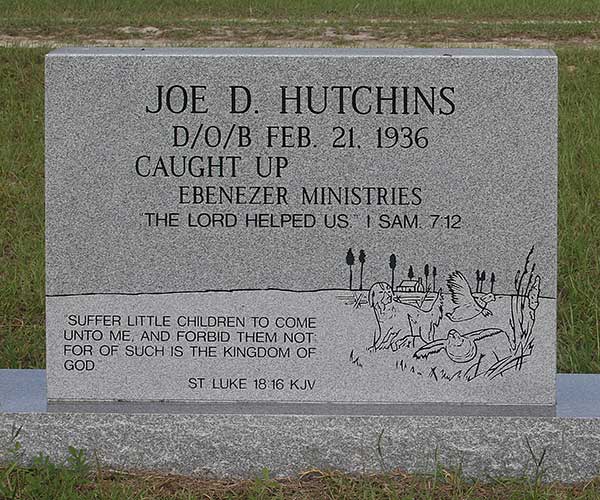 Joe D. Hutchins Gravestone Photo