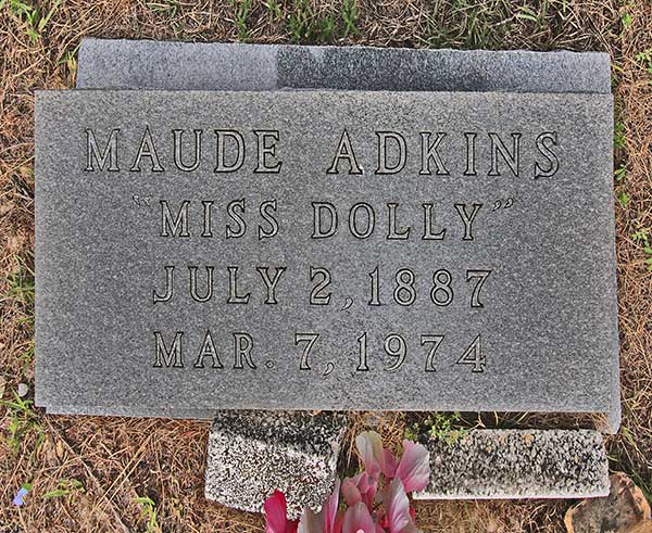 Maude Adkins Gravestone Photo
