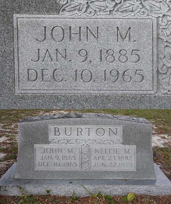 John M. Burton Gravestone Photo