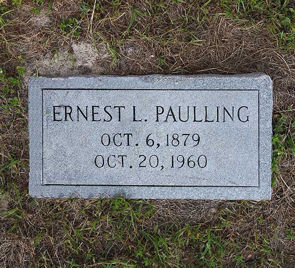 Ernest L. Paulling Gravestone Photo