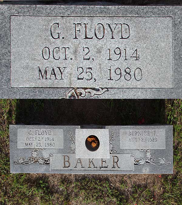 G. Floyd Baker Gravestone Photo