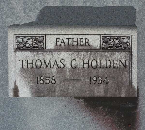 Thomas C. Holden Gravestone Photo