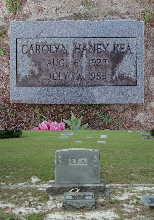 Carolyn Haney Kea Gravestone Photo